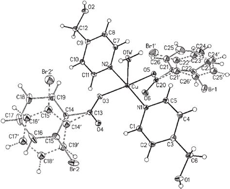 Perspective View Of 1 With The Atom Numbering Scheme Thermal