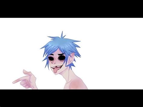 Gorillaz Naked Dude Speedpaint YouTube