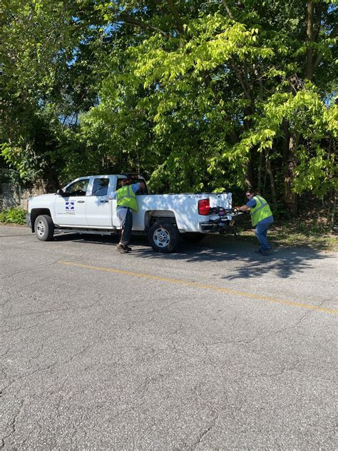 Indianapolis Public Works uses new electric maintenance equipment