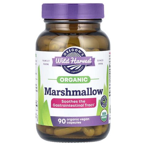 Oregons Wild Harvest Organic Marshmallow 90 Organic Vegan Capsules