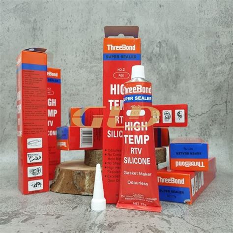 Jual Lem Threebond Super Sealer No High Temp Rtv Silicone Red Merah