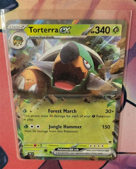 Pok Mon Tcg Torterra Ex Temporal Forces Double Rare Nm Ebay