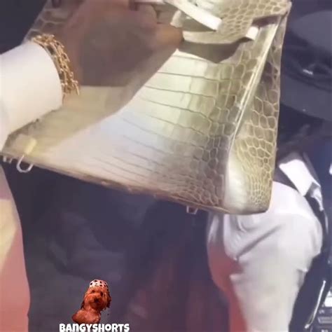 Offset Gifts Cardi B A 300k Richard Mille And Birkin Bag Shorts