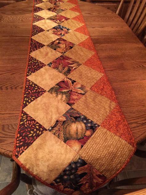 Fall Quilted Table Runner Diy