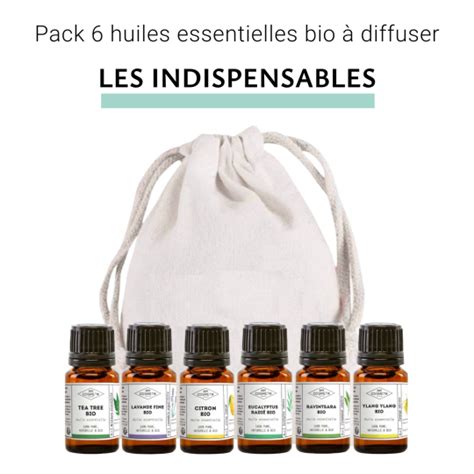 Pack D Huiles Essentielles Indispensables Pour La Diffusion