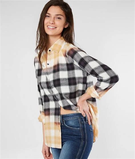 Womens Checkered Flannel Shirt In By Daytrip Womens Womens