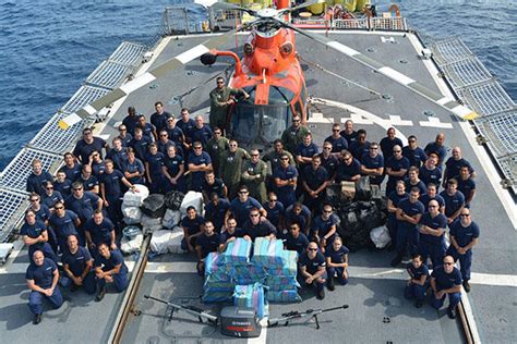 Coast Guard Cutter Seneca Returns Home After 63 Million Drug Bust