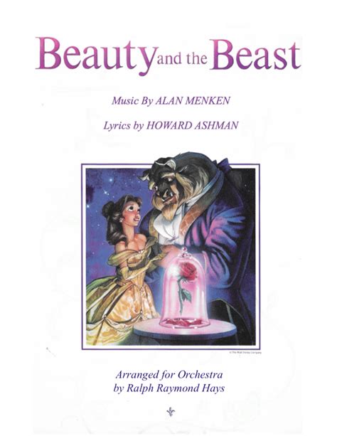 Beauty And The Beast Arr Ralph Raymond Hays By Celine Dion Peabo