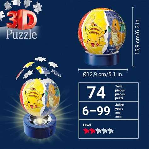 Ravensburger D Puzzle Ball Nachtlicht Pok Mon Smyths Toys Schweiz