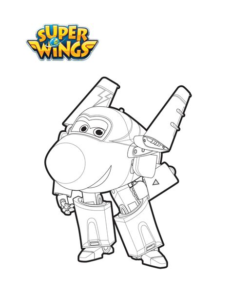 Super Wings Coloring Pages Printable Drawings