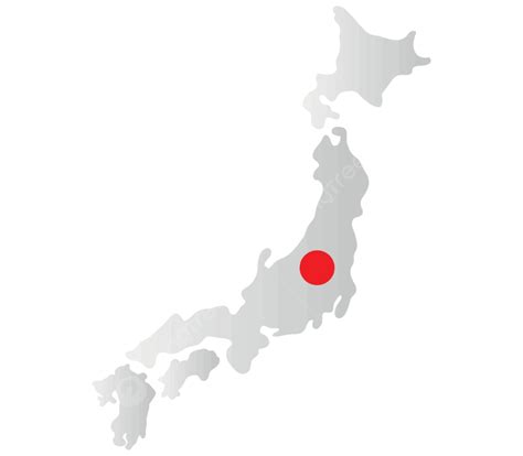 Japan Map With Flag Outline Background Cartography Vector, Outline ...