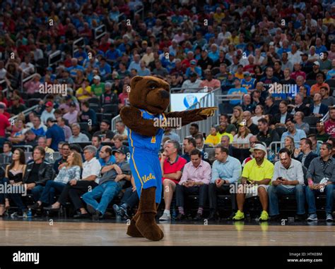 Las Vegas Nv Usa 10th Mar 2017 Ucla Mascot Joe Bruin Performs During The Game Between The