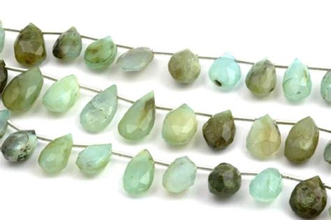 Blue Opal Pear Faceted Beads ZEVER