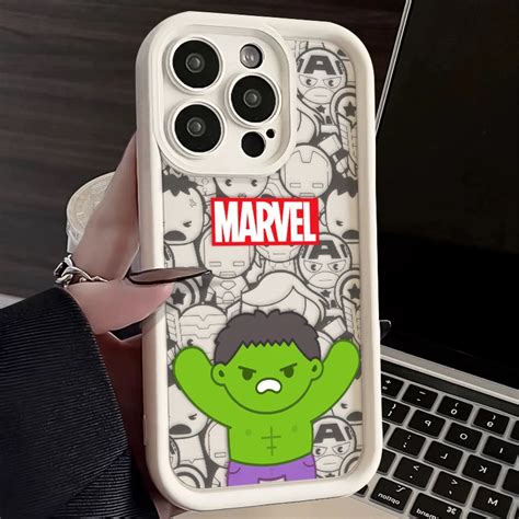 Marvel Hero Capit N Am Rica Para IPhone 15 14 13 12 11 Pro Max XS