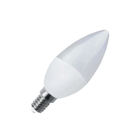 Lámpara LED Vela E14 5W Luz Cálida Serlux