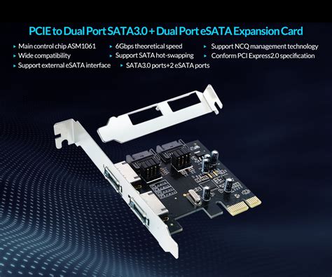 ORICO PCI E To SATA3 0 ESATA Expansion Card PAS 2E2U