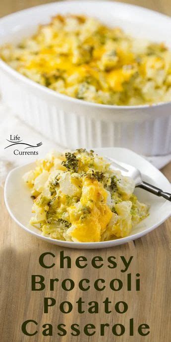 Cheesy Broccoli Potatoes Cheesy Potato Casserole Broccoli Bake