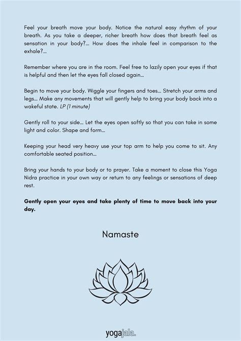 Yoga Nidra Script For Deep Rest And Relaxation Yoga Words Yoga Nidra