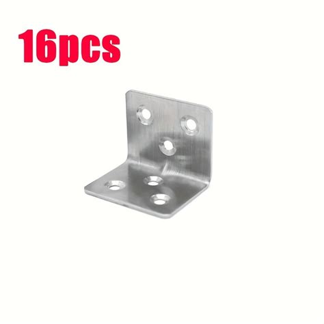 Pcs Thickened Stainless Steel Corner Code Right Angle Bracket With