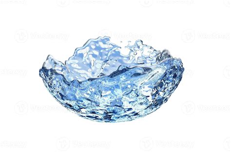 Pure Water Splash Round Shape Stock Photo At Vecteezy