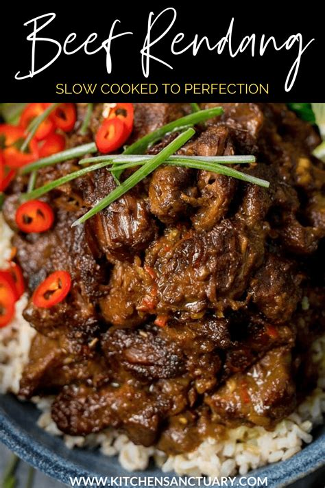 Spicy Beef Rendang Nickys Kitchen Sanctuary