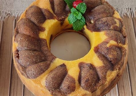 Resep Bolu Marmer Moist Oleh Bunda TitanQue Cookpad