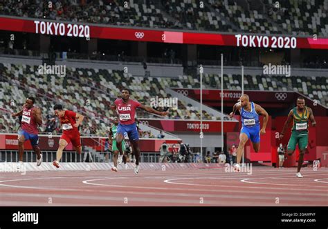 Lamont Marcell Jacobs Of Italy Nd R Wins Gold In Men S M As Usa S