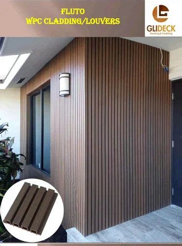 Wpc Louvers Fluto Wpc Cladding Louvers Importer From New Delhi