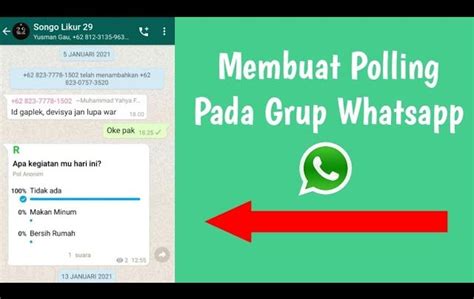 Cara Membuat Polling Di Grup Whatsapp Wa Dengan Mudah Tekno King