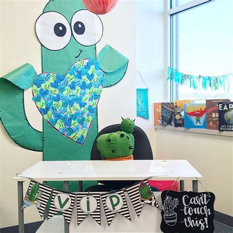 Cactus Vip Table Regram Via Cootiesandcuties Classroom Decor High