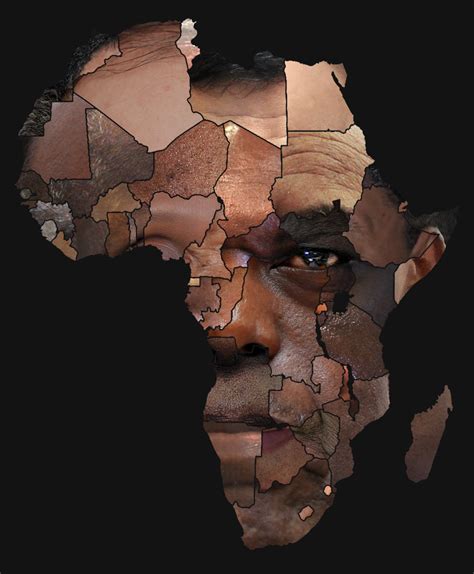 This Reminds Me Of Your Map Of Africa Samaneh A Face Map Of African