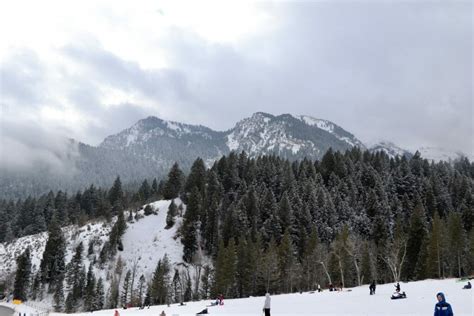 Tibble Fork Reservoir In Winter Utah Hiking Beauty