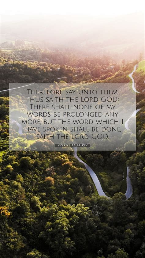 Ezekiel Kjv Mobile Phone Wallpaper Therefore Say Unto Them