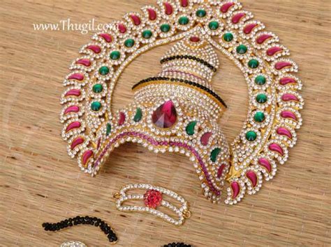 Jewellery Shringar Set For God And Goddess Alangaram Decorative Buy Now