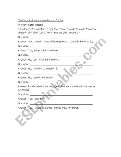 English worksheets: Questioning : 5W and 1H