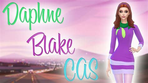 Daphne Blake Create A Sim The Sims 4 Cas Scooby Doo Youtube