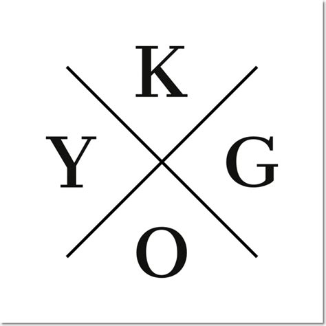 K Y G O Dj Logo Black By Zoeyha Dj Logo Logo Kygo Logo