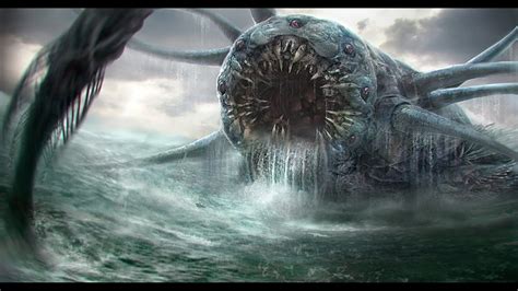 10 Most Terrifying Sea Monster Of All Time Top 10 Discovery Sea