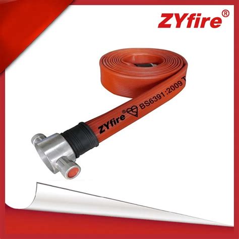 Zyfire High Resistant NBR Lay Flat Fire Flexible Hose For Water Supply