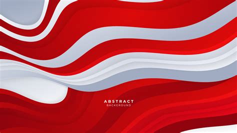 Modern abstract geometric red and white background Premium Vector ...