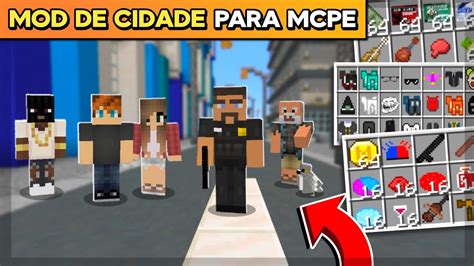 MOD DE CIDADE PARA MINECRAFT PE 1 20 YouTube