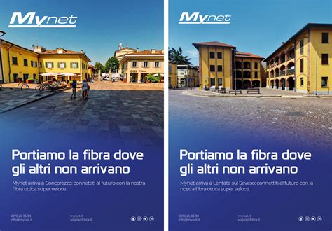 MyNet It LA FIBRA OTTICA DI MYNET ARRIVA A CONCOREZZO E LENTATE SUL