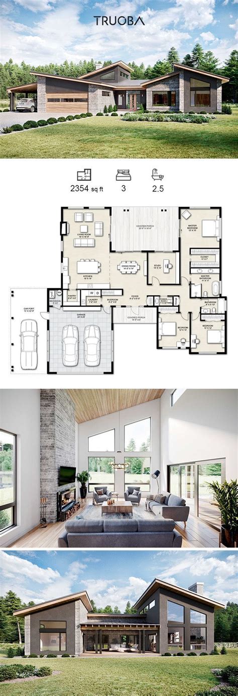 Pin By Atalanya On House Plans In 2024 Beautiful House Plans Modern