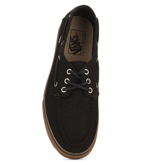 Vans Boat Black Casual Shoes - Buy Vans Boat Black Casual Shoes Online ...