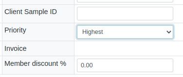 Setting Sample Priority On Its View Page In Bika Open Source Lims