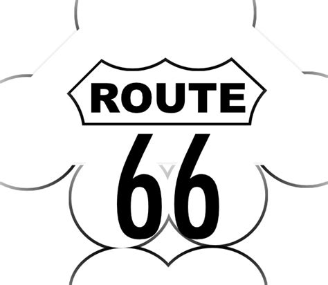 Route 66 Usa Highway clip art Free vector in Open office drawing svg ...