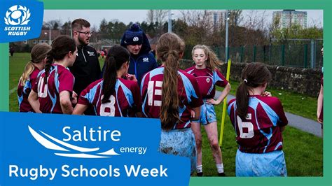 Celebrating Girls Rugby In Schools Falkirk High School Saltire