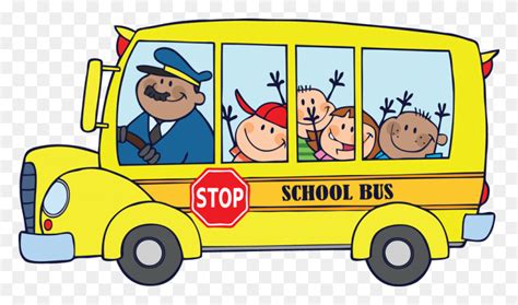 School Van Clipart Png - School Students Clipart - FlyClipart