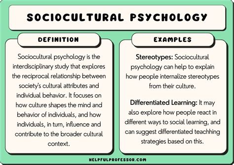 Sociocultural Psychology Definition And 10 Examples 2024