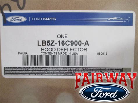 Thru Explorer Oem Genuine Ford Parts Smoke Hood Deflector Bug